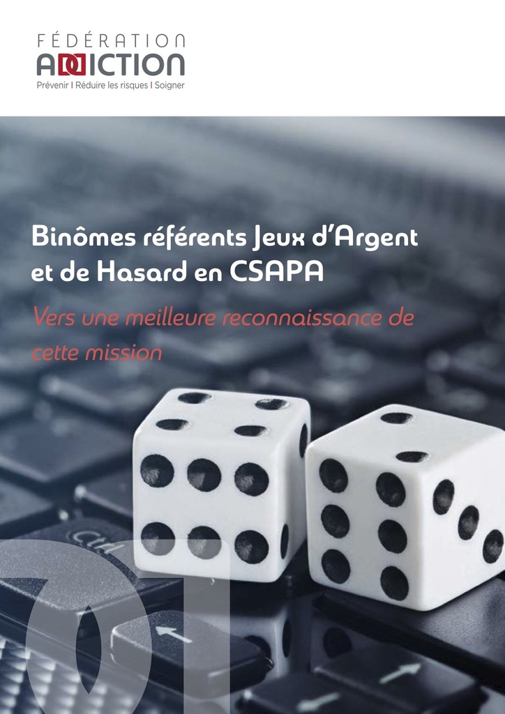 Binômes référents jeux d'argent et de hasard en CSAPA